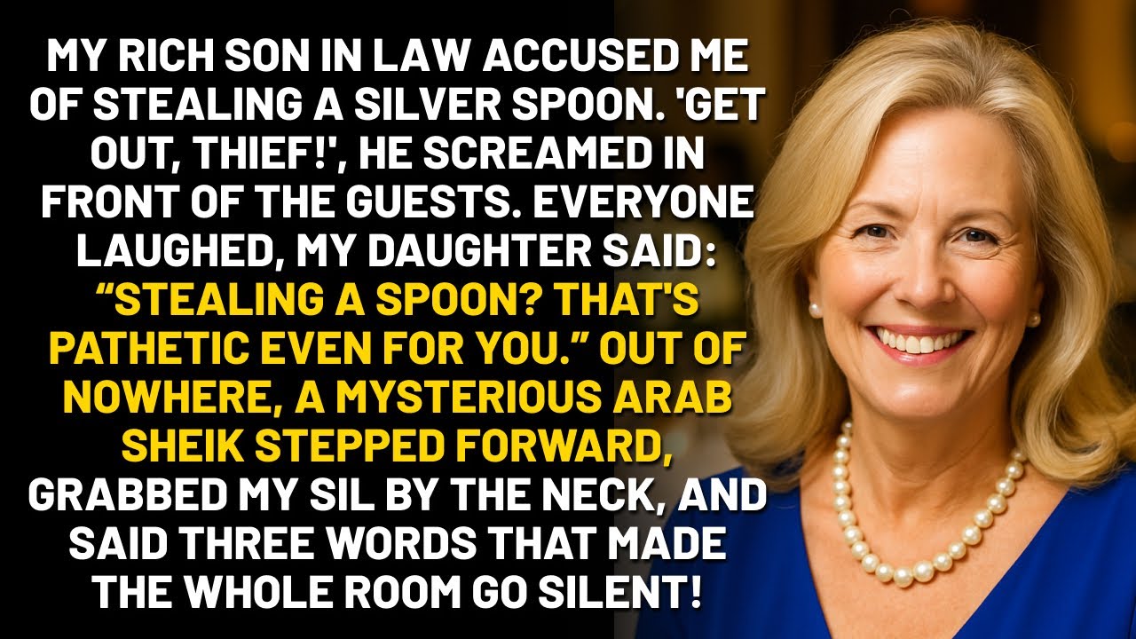 My Rich Son in Law Accused Me Of Stealing A Spoon. The Butler Stepped Forward And Said Four Words