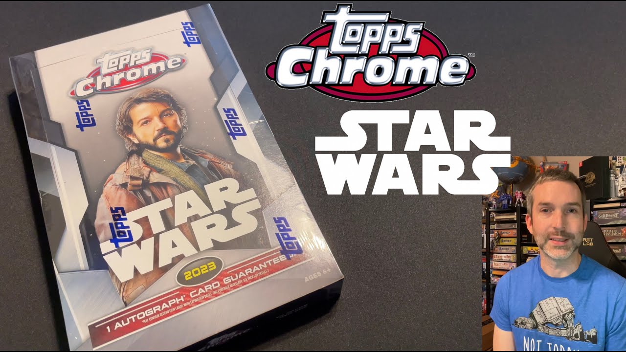 Pulling a Case Hit from a Topps Chrome Star Wars  Hobby Box    Packs  with a guaranteed auto