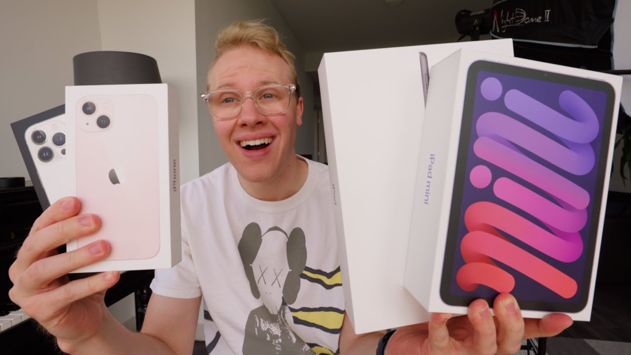 iPhone 13 & 13 Pro + NEW iPad mini & iPad 9 UNBOXING! Wow - YouTube