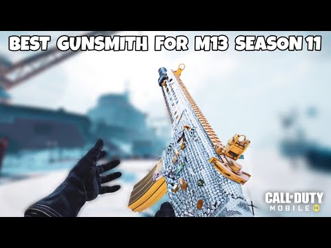 TOP 2 BEST GUNSMITHS FOR M13 IN SEASON 11 CODM