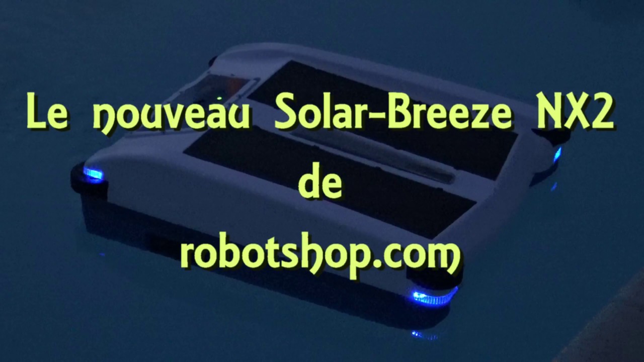 RobotShop Solaire Intelligent Écumoire de Piscine Solar-Breeze NX2