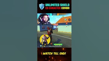 Unlimited Shield Point Character Skill Combination for CS Rank 🔥🤫 #freefire #shorts || PRI Gaming