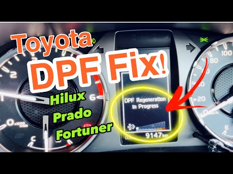 How Toyota FIX DPF problem 2016-present 2.8 diesel engine