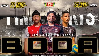 QTR FINAL || BODA (PALAMPUR) || ALL OPEN || VOLLEYBALL LIVE ||  @FineSportsLive