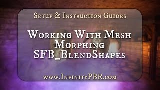infinityPBR.com | Setup & Instruction Guides - Blend Shapes Script (Mesh Morphing) screenshot 2
