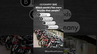 This country has MORE bikes than people 🚲#shorts #quiz