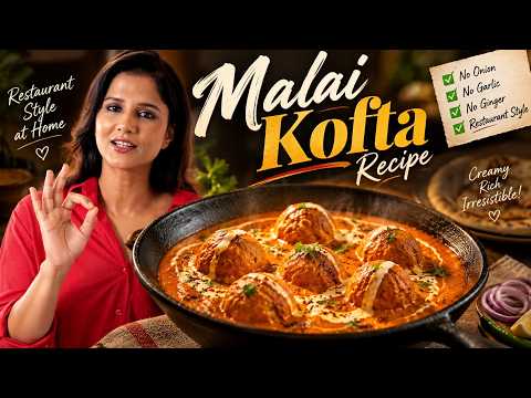 Malai Kofta Without Cream, Ginger or Garlic  | Guilt Free Recipes | Shipra Khanna