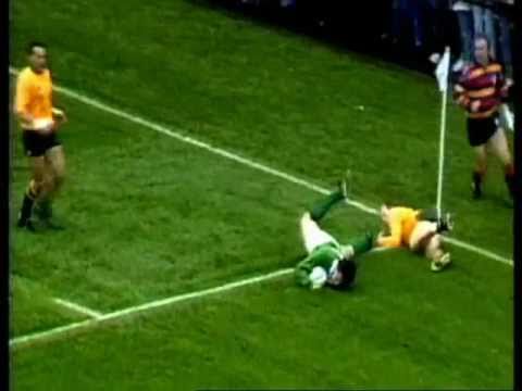 Geordan Hamilton try vs Australia Rugby 1991 - YouTube