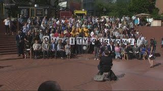 Mayor Wheeler leads peace, unity rally before Saturday protests