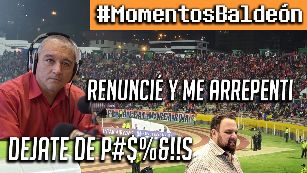 Luis Baldeón cuenta la Historia de su efímera Renuncia de la Radio Redonda