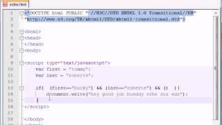 Beginner JavaScript Tutorial -- 17 -- Complex Conditions