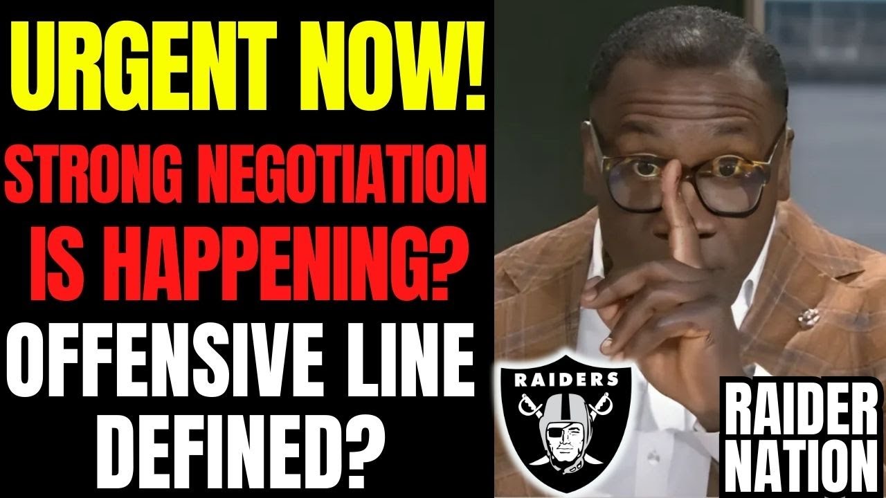 Stronger Raider 🚨😱STRONG NEGOTIATION: RAIDERS DEFINE YOUR OFFENSIVE LINE!?LAS VEGAS ...