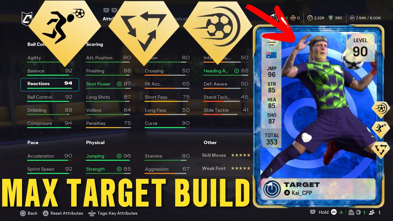 Club Target NEW* 90 MAX LEVEL TARGET ST BUILD ! Pro Clubs FC 26 ! - YouTube