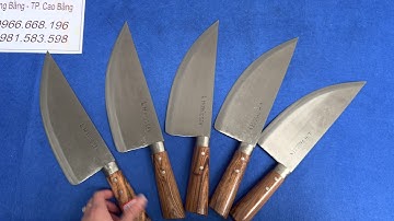9/12/2021: Dao Bếp Làm Từ Thép Nhíp, Dao Phúc Sen Chính Hãng | 0966.668.196