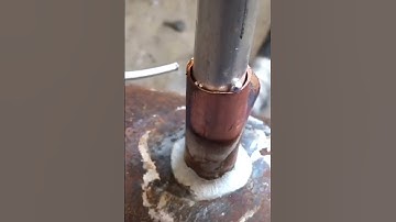 Welding process of copper and aluminum tubes!