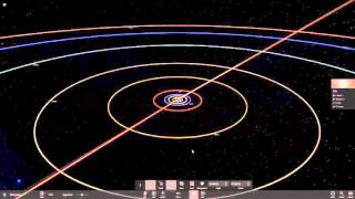 Motion the Solar System around the galactic core