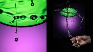 Bold and creative water photography ideas using round mirrors