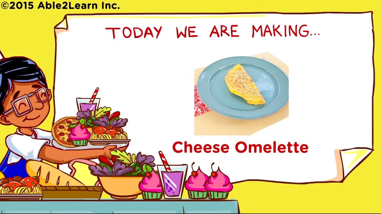 Let's Cook! Life Skills - Kids with Autism - Cheese Omelette (Level 2