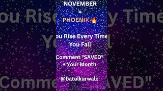 November Born = PHOENIX 🔥 | 11:11 Power Word #shorts