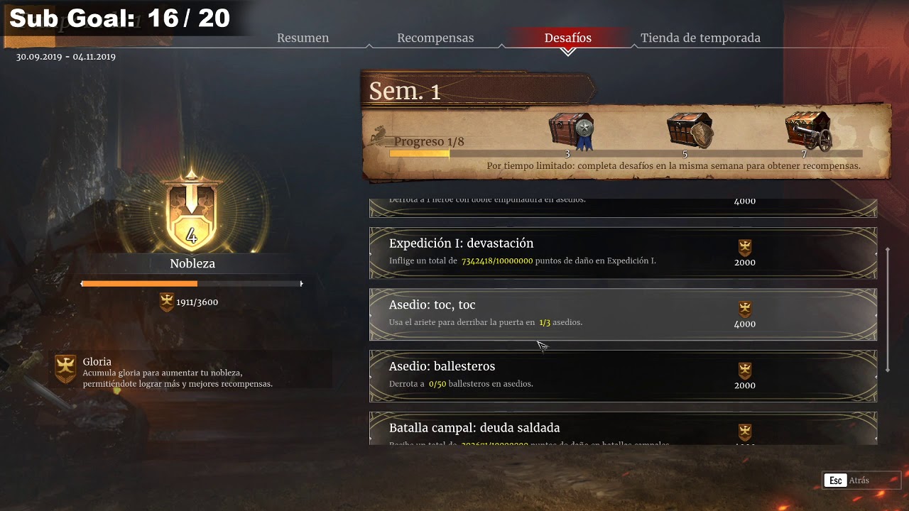 NOTICIAS TRADUCCIÓN INCORRECTA ¿Cuales? Conqueror's Blade