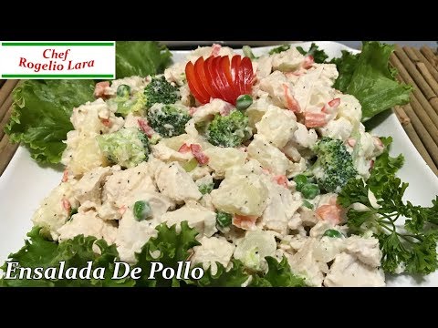 Video: Ensalada De Pollo Y Brócoli