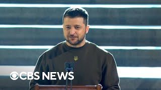 Ukrainian President Volodymyr Zelenskyy addresses U.K. Parliament, asks for more support