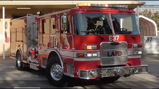 LAFD Engine 37 Responding