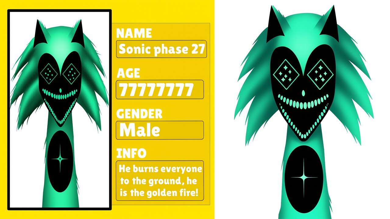 Sprunki OC: Sonic Phase 1-30 - NEW UPDATE (GALLERY) | ALL Characters Description! |(Fatal Error 2.0)