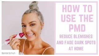 HOW TO USE THE PMD MICRODERM TOOL | REDUCE BLEMISHES | FADE DARK SPOTS | EVEN SKIN TONE ALL AT HOME