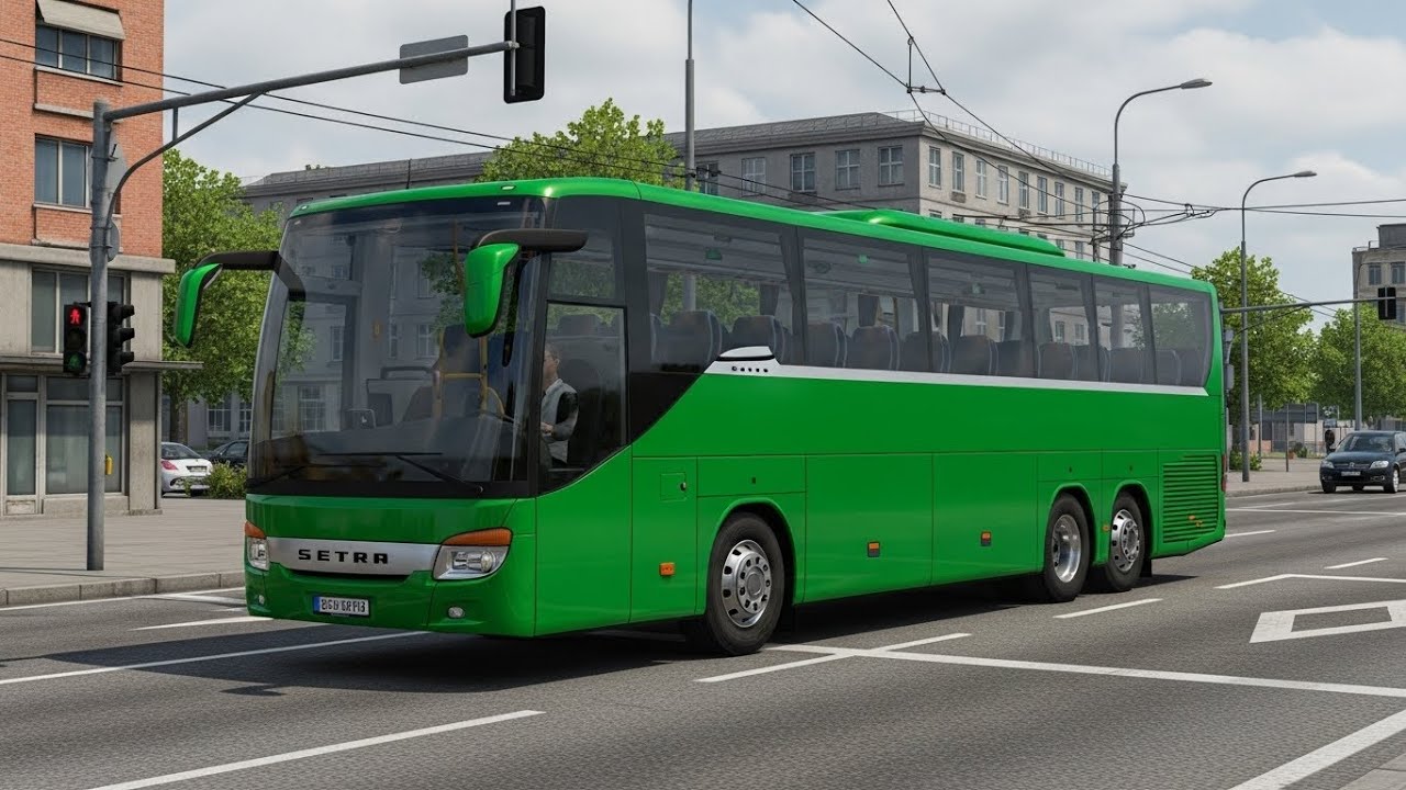 City tour with Setra S416 LE - Bus Simulator 21