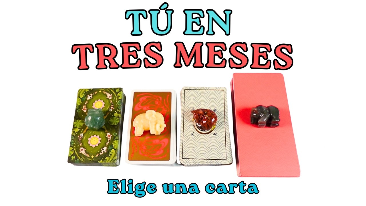 ‼️🔥Tú en 3 meses ⭐️TAROT interactivo 🔮 ELIGE UNA CARTA ⚡️