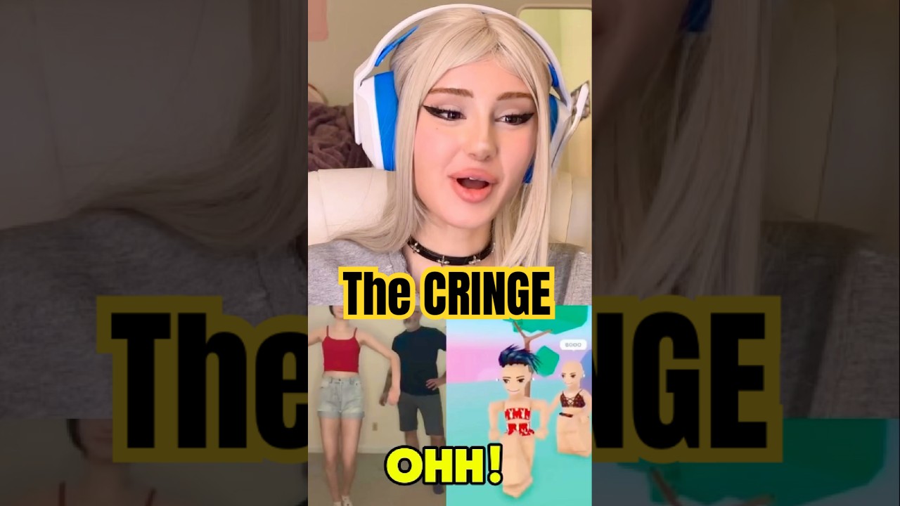 Tbf I was having fun #cringe #robloxshorts #roblox #funny #comedy #dancing #girl #reaction #react