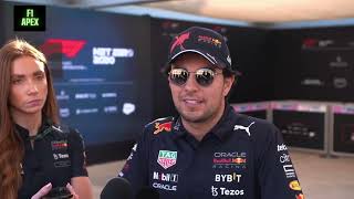 Sergio Perez Thursday Driver Interview - F1 Abu Dhabi GP 2022
