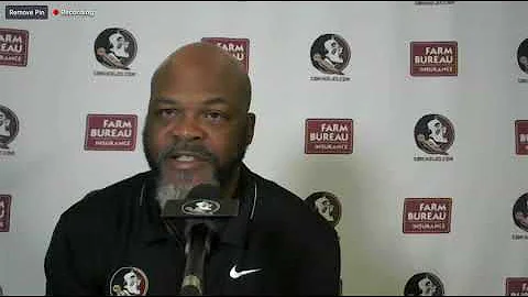 FSU WR coach Ron Dugans on growth of Tamorrion Terry, well wishes for Coach Bobby Bowden