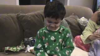 Dylan Christmas Morning 2012. 4 Yrs Old.