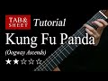 Oogway Ascends (Kung Fu Panda) - Fingerstyle Lesson + TAB