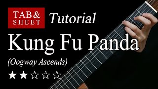 Oogway Ascends Kung Fu Panda Fingerstyle Lesson TAB