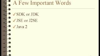 6.Intro to Java - Introduction - Lesson4.A Few Important Words