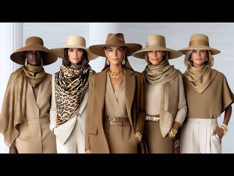 Video Ralph Lauren Spring/Summer 2026 | Warm Neutrals – Timeless American Womens Style
