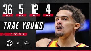 Trae Young dishes out his 12th 30-PT, 10-AST game, leading the NBA 👀
