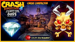 Crash Bandicoot 4: Its About Time Guide - Crash Compactor - N. Sanely Perfect Relic and Gems