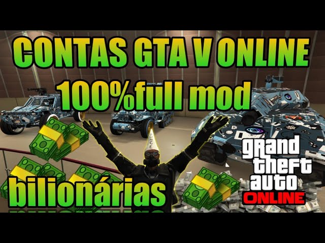 Conta MOD GTA V Xbox One, Series S/X