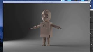 3D Basics in Maya - Wireframe, Clay, and Ambient Occlusion Renders