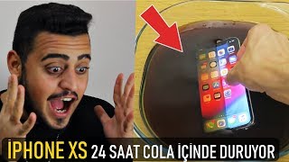 İphone XS 24 Saat Boyunca Cola İçinde Kalıyor | Bakın Ne Oluyor | İphone XS Test