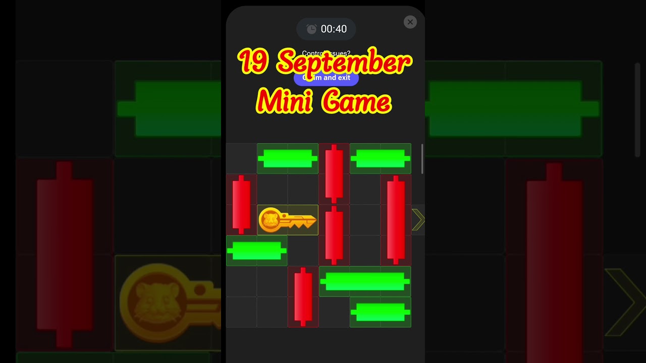 19 September Hamster Kombat Mini Game