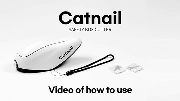 Catnail safety box cutter Video of how to use