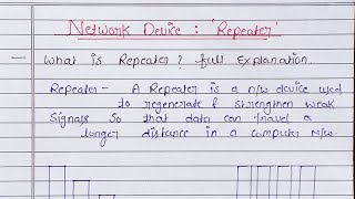 Repeater In Computer Network What Is Repeater? Bytevetra