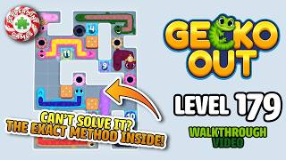 Gecko Out - Level 179 Walkthrough Solution