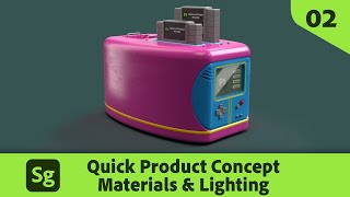 Quick Product Concept 02 - Materials & Lighting with Substance 3D Stager | Adobe Substance 3D