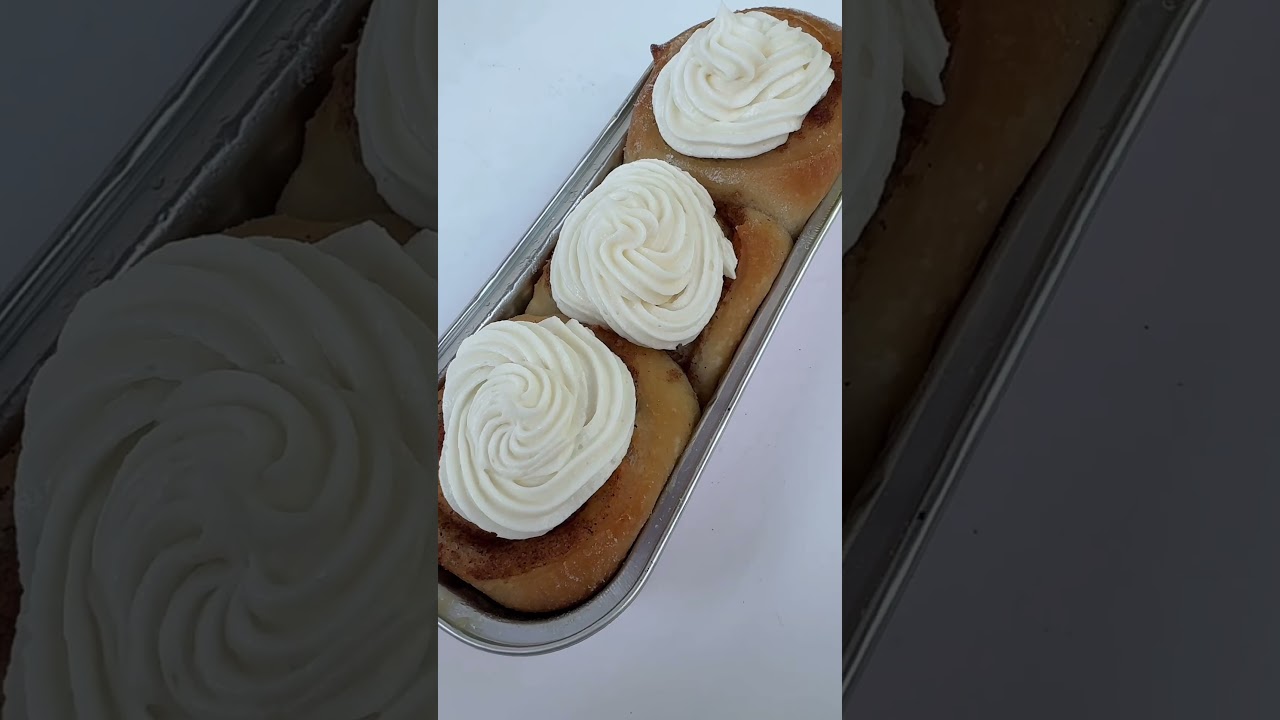 When a cinnamon roll is more photogenic than you…. 